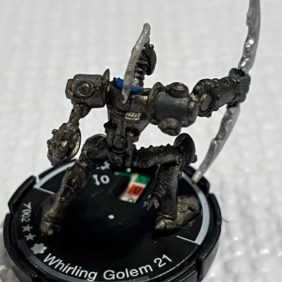 Mage Knight Limited Edition Shazardek Lancers Whirling Golem Figure - Picture 4 of 6